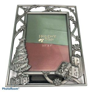 Holiday Time 3.5"x5" Silver Toned Pewter Frame